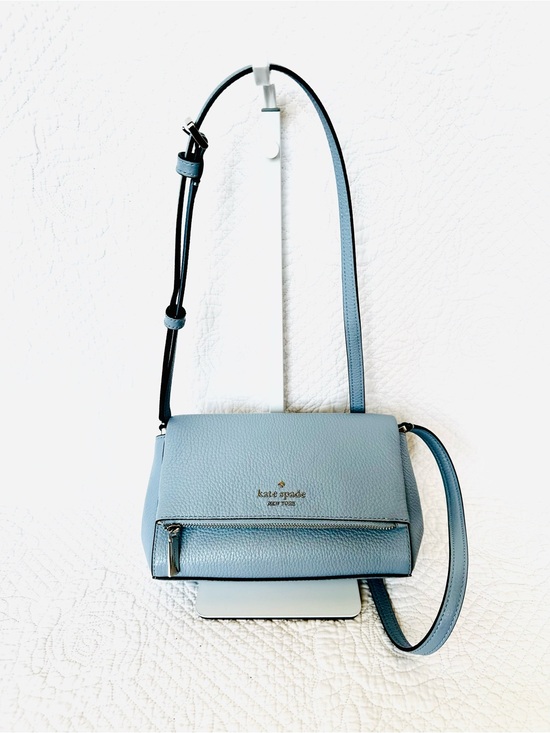 kate spade Handbags - kate spade Blue Pebbled Leather Crossbody Bag